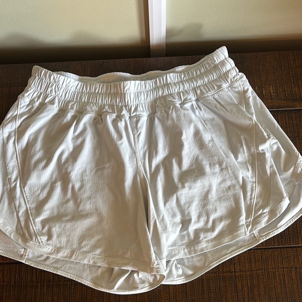 Lululemon Track That Women's White Athletic Shorts